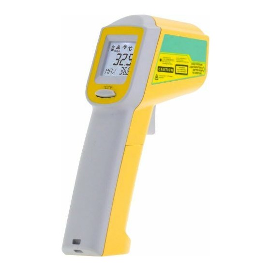 Thermomètre laser / infrarouge : spécial BTP - Mesure Laser👷‍♂️