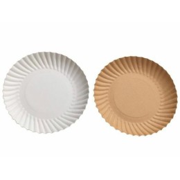 Matfer - Assiette cartonnée ronde blanche Ø 150 mm (lot de 1000)